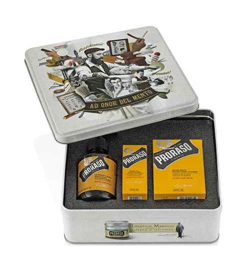 Proraso - Beard Kit Wood & Spice - 3parts