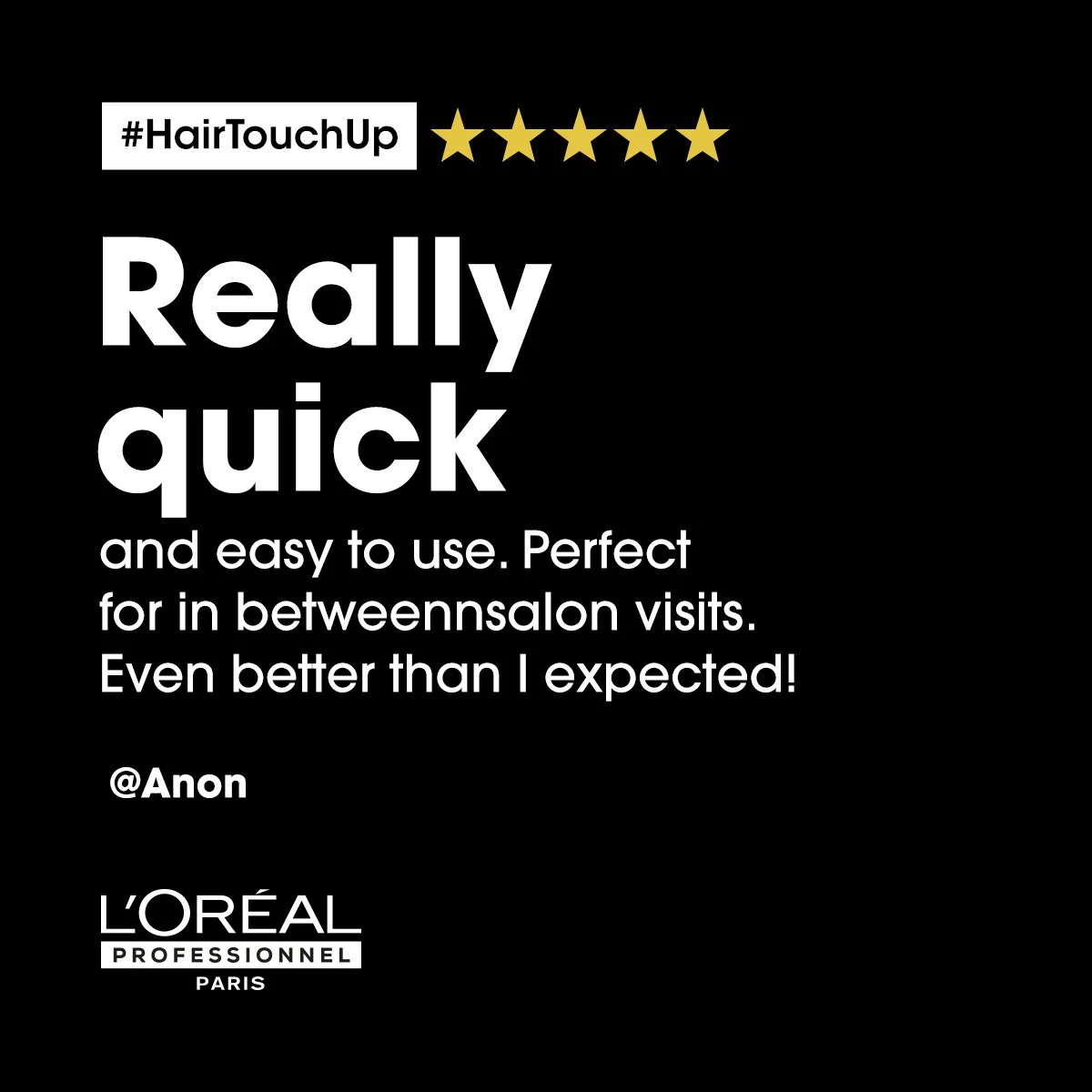 L'Oréal - Hair touch up - Dark Blonde temporary root coverage result