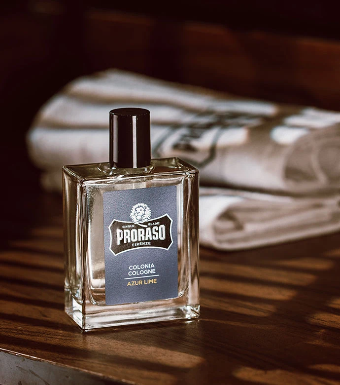 Proraso - Azur Lime - Cologne: Proraso - Azur Lime - Cologne packaging detail, view 2