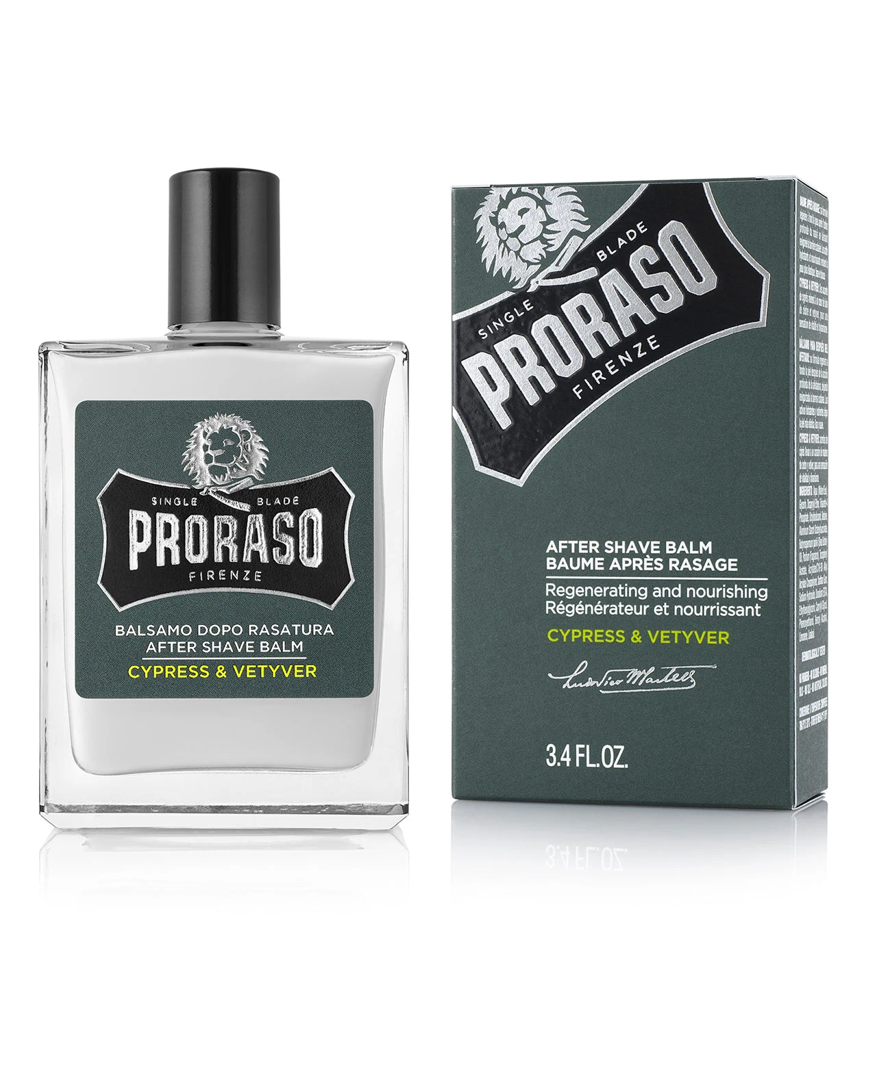 Proraso - Cypress & Vetyver - Cologne: Proraso - Cypress & Vetyver - Cologne packaging detail