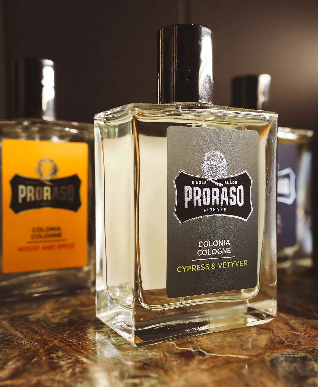 Proraso - Cypress & Vetyver - Cologne: Proraso - Cypress & Vetyver - Cologne professional styling result and application, view 4