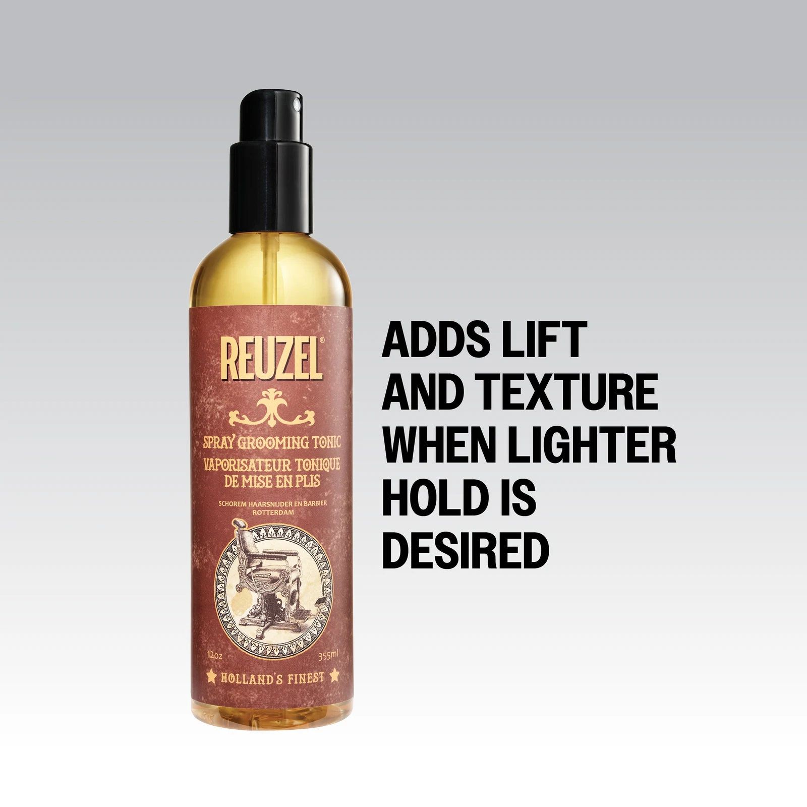 Spray Grooming Tonic adds lift and texture when lighter hold is desired, view 8