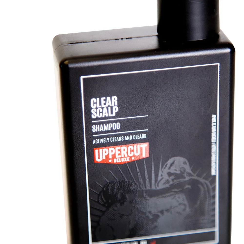 Uppercut Clear Scalp Shampoo - 240ml packaging detail
