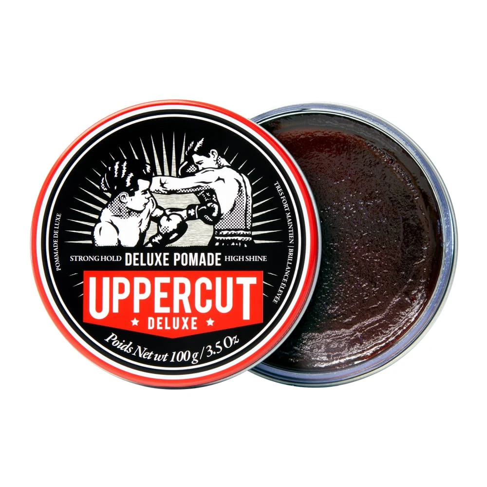 Uppercut Deluxe Pomade - 100g packaging detail