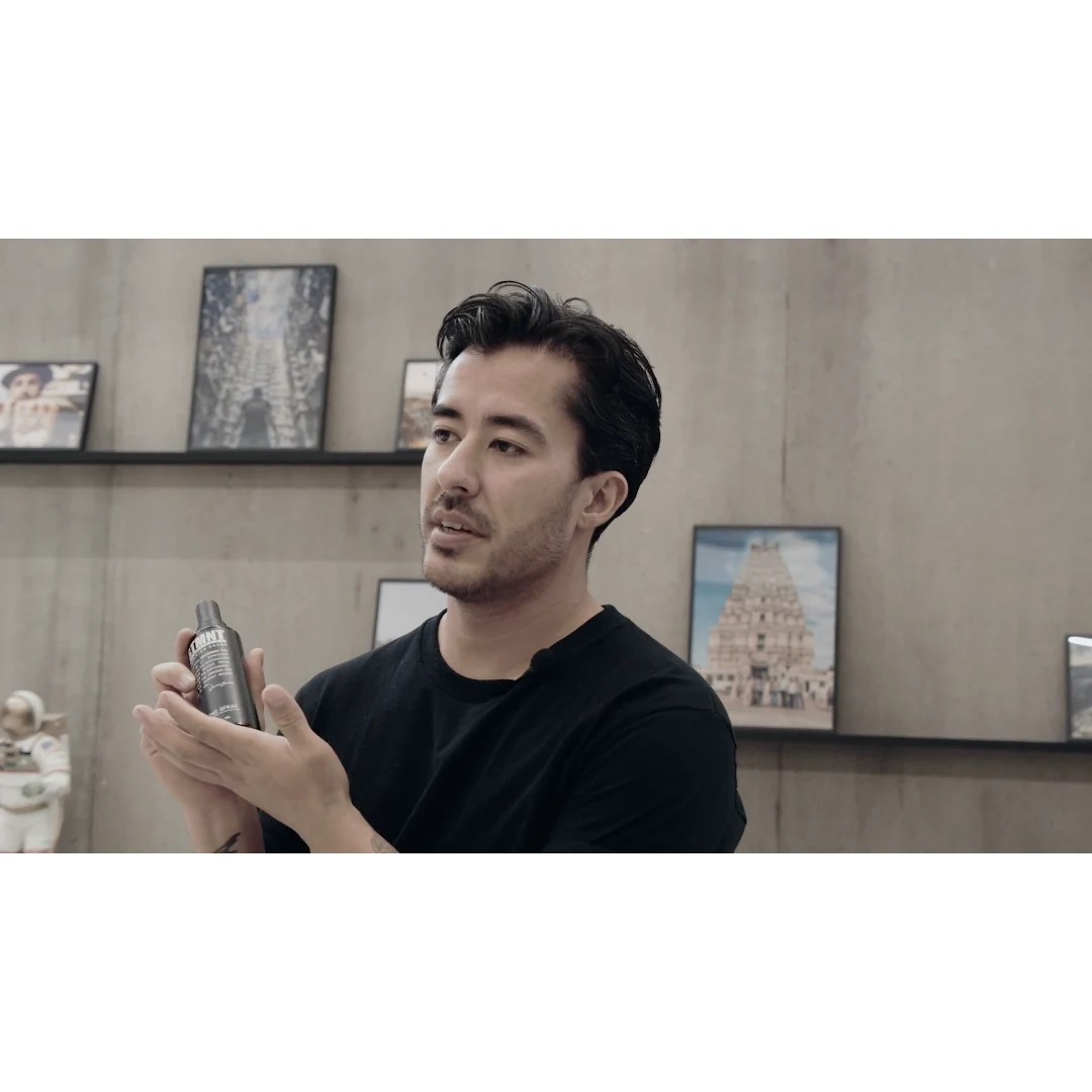 STMNT - Grooming Spray - 200ml professional STMNT - Grooming Spray - 200ml how to and styling tutorial step 1
