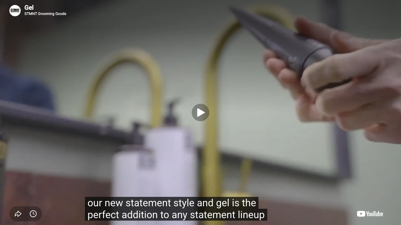STMNT - Hair Gel - 150ml professional STMNT - Hair Gel - 150ml how to and styling tutorial step 1