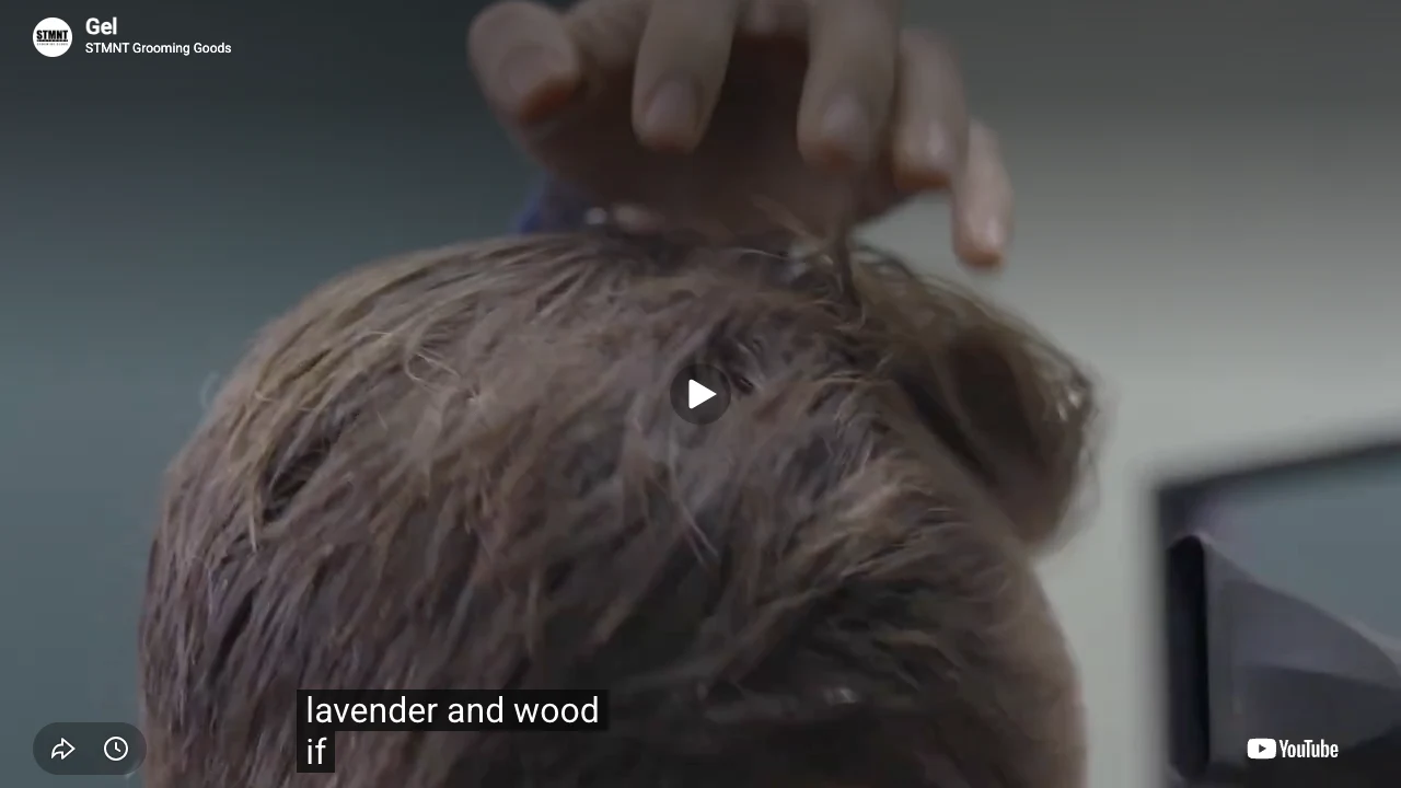 STMNT - Hair Gel - 150ml professional STMNT - Hair Gel - 150ml how to and styling tutorial step 5