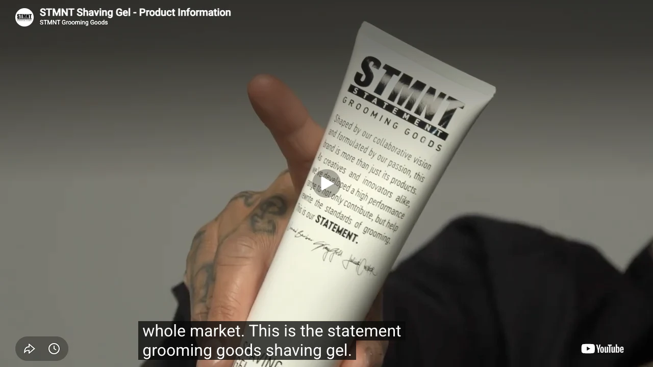 STMNT - Shaving Gel - 150ml professional STMNT - Shaving Gel - 150ml how to and styling tutorial step 4