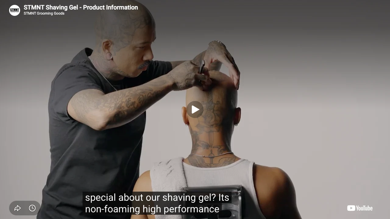 STMNT - Shaving Gel - 150ml professional STMNT - Shaving Gel - 150ml how to and styling tutorial step 5
