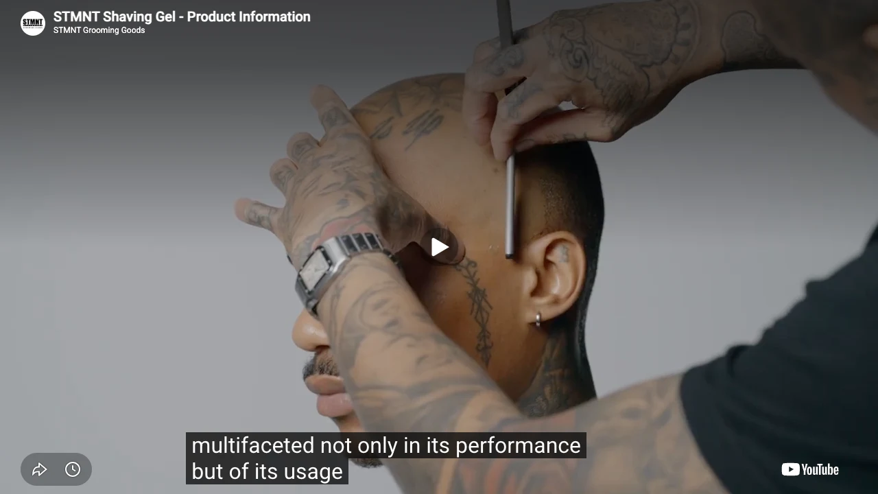 STMNT - Shaving Gel - 150ml professional STMNT - Shaving Gel - 150ml how to and styling tutorial step 6