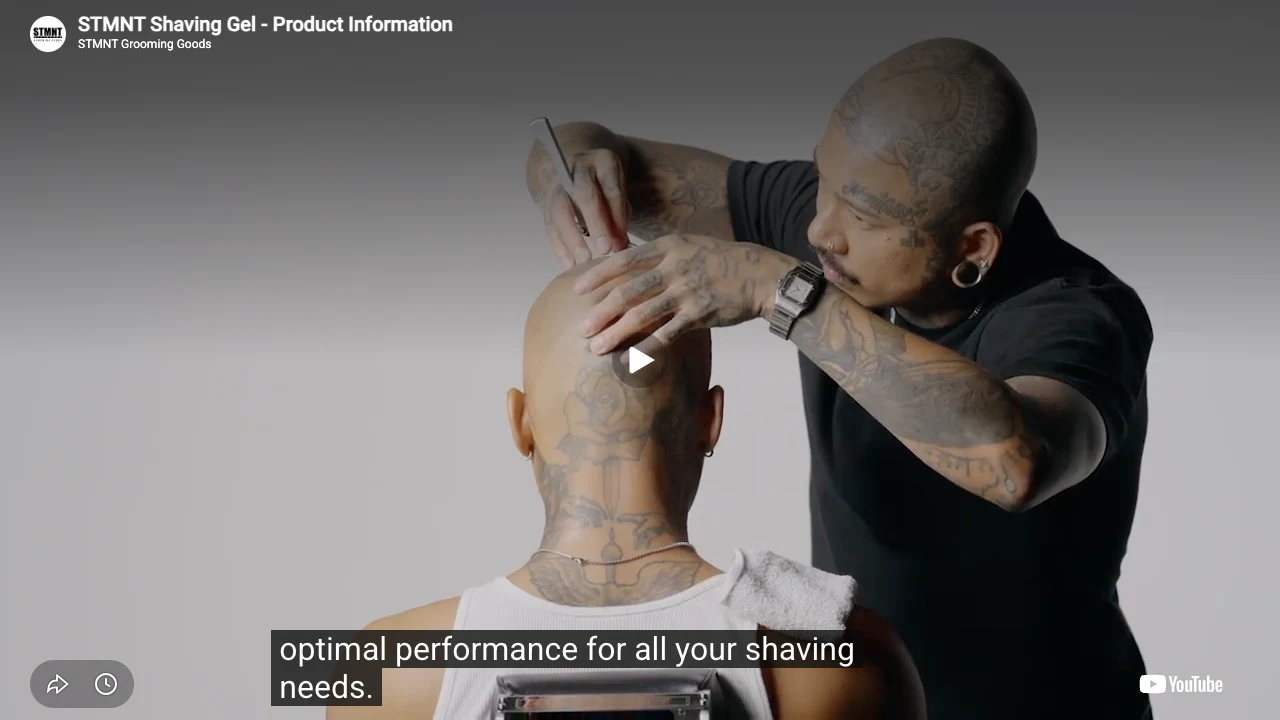 STMNT - Shaving Gel - 150ml professional STMNT - Shaving Gel - 150ml how to and styling tutorial step 7