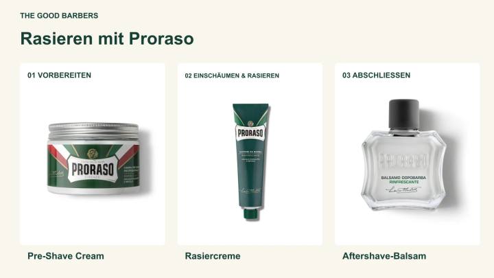 Rasieren mit Proraso: So verwendest du die Produkte