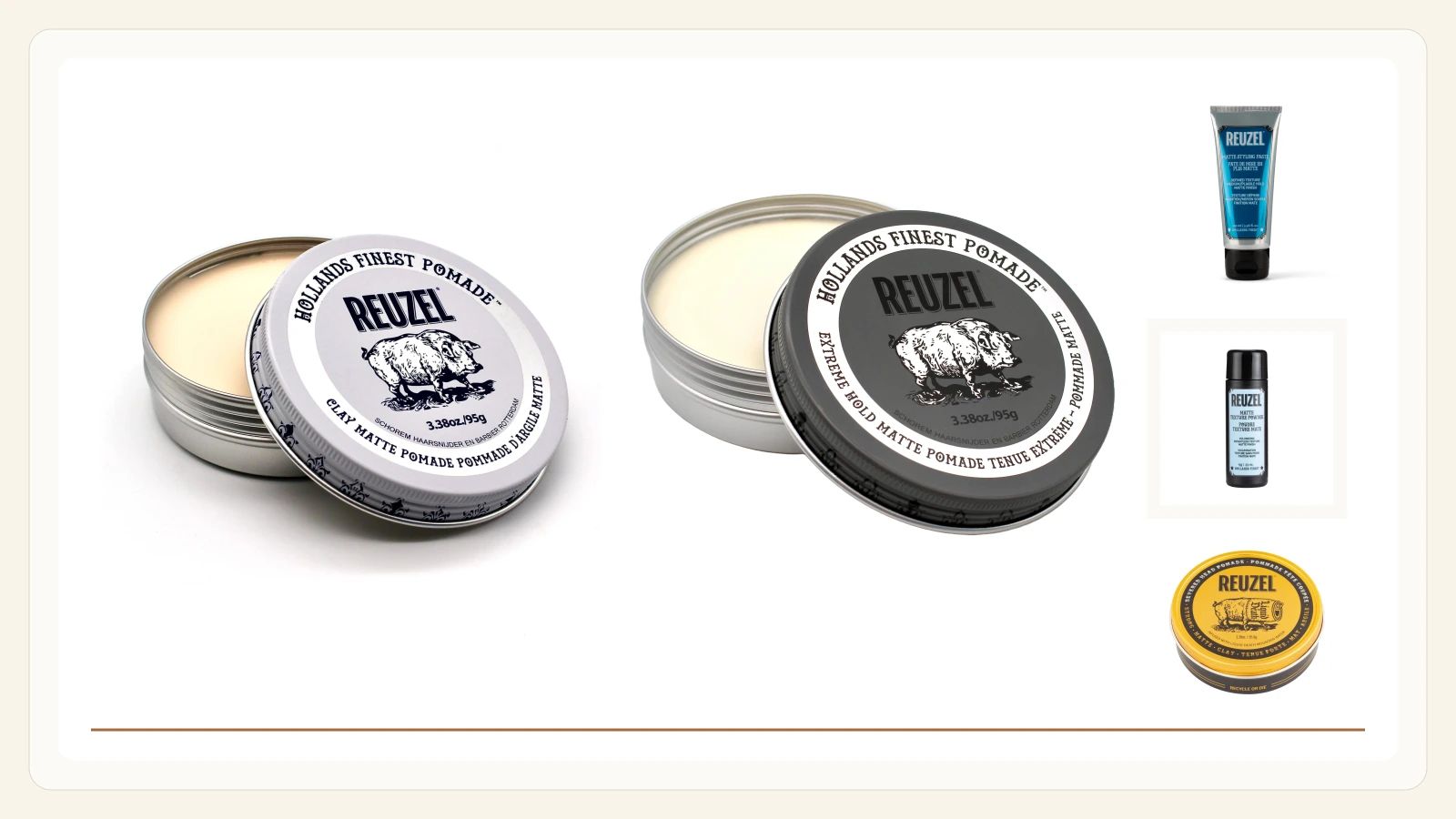 Reuzel Matte Styling Guide: Pomade, Clay, Paste or Powder?