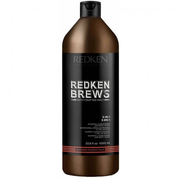 Redken Brews - 3 in 1 Shampoo - 1000ml