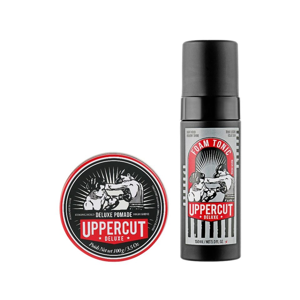 Uppercut Deluxe Pomade & Foam Tonic Duo