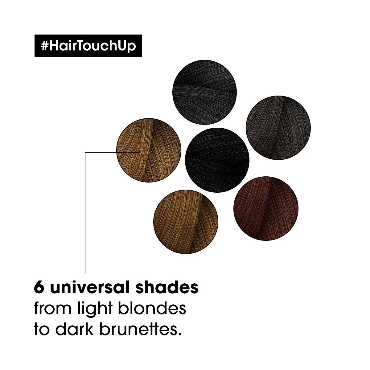 L'Oréal - Hair touch up - Black available shade guide