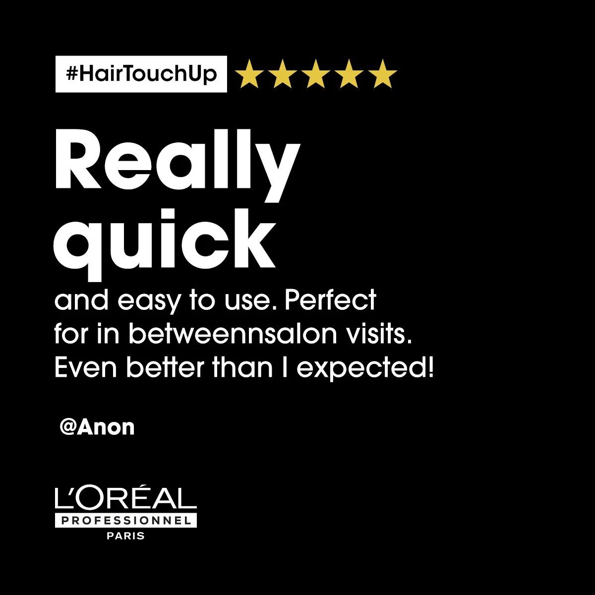 L'Oreal Hair Touch up - Mahogany Brown temporary root coverage result