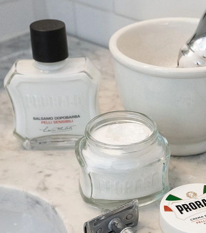 Proraso - After Shave Balm - Sensitive - 25ml: Proraso - After Shave Balm - Sensitive - 25ml product range and compatible routine, view 6