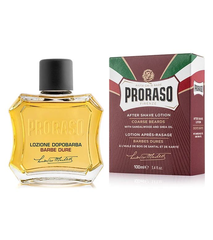 Proraso - After Shave Lotion - Red Nourish - 100ml: Proraso - After Shave Lotion - Red Nourish - 100ml packaging detail, view 4