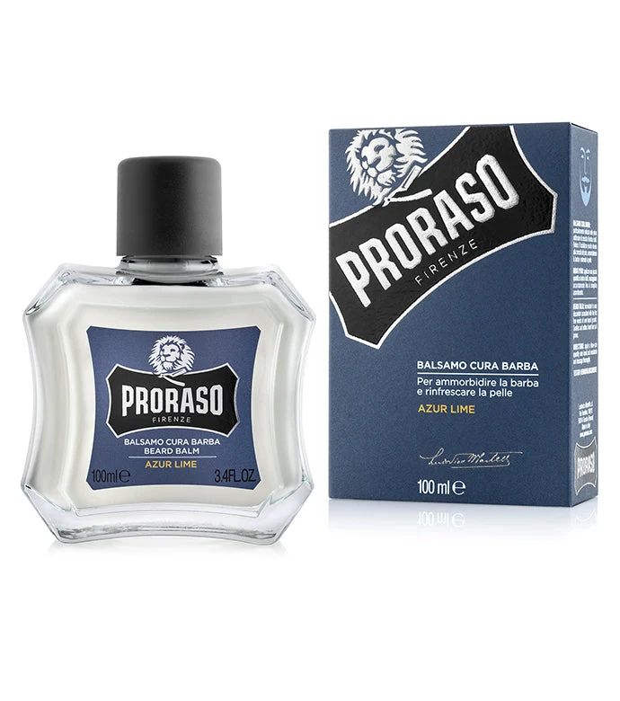 Proraso - Beard Balm - Azur Lime - 100ml: Proraso - Beard Balm - Azur Lime - 100ml packaging detail, view 6