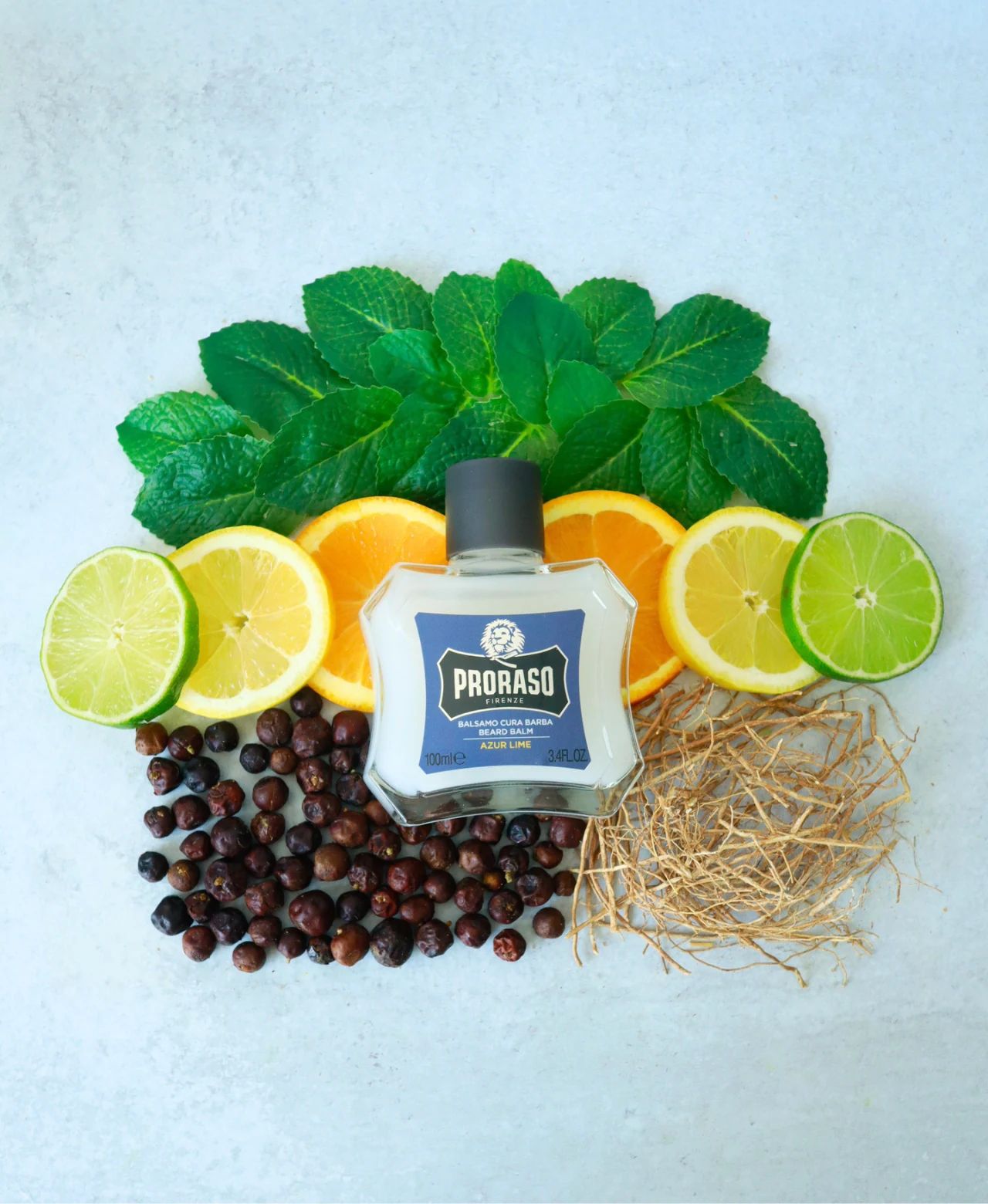 Proraso - Beard Balm - Azur Lime - 100ml: Proraso - Beard Balm - Azur Lime - 100ml packaging detail