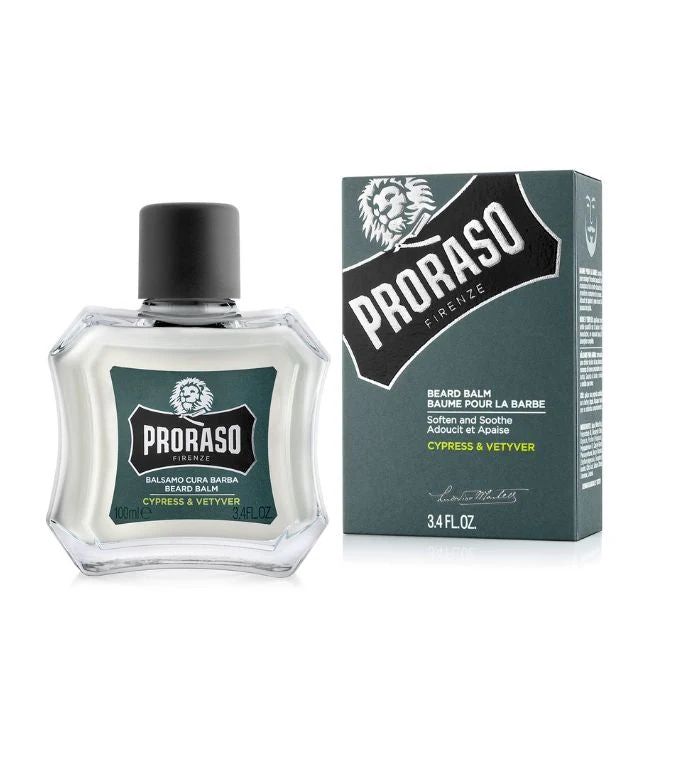 Proraso - Beard Balm - Cypress & Vetyver - 100ml: Proraso - Beard Balm - Cypress & Vetyver - 100ml packaging detail, view 5