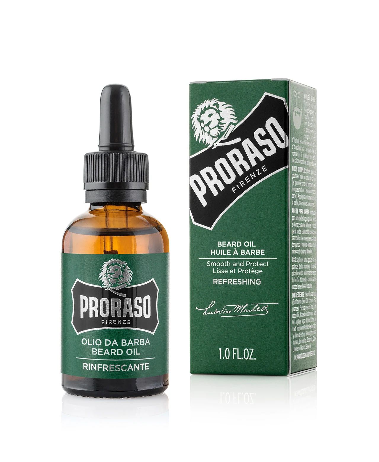 Proraso - Beard Oil - Refreshing - 30ML: Proraso - Beard Oil - Refreshing - 30ML packaging detail