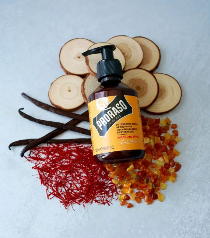 Proraso - Beard Wash - Wood & Spice - 200ml: Proraso - Beard Wash - Wood & Spice - 200ml formula benefits and technology, view 4