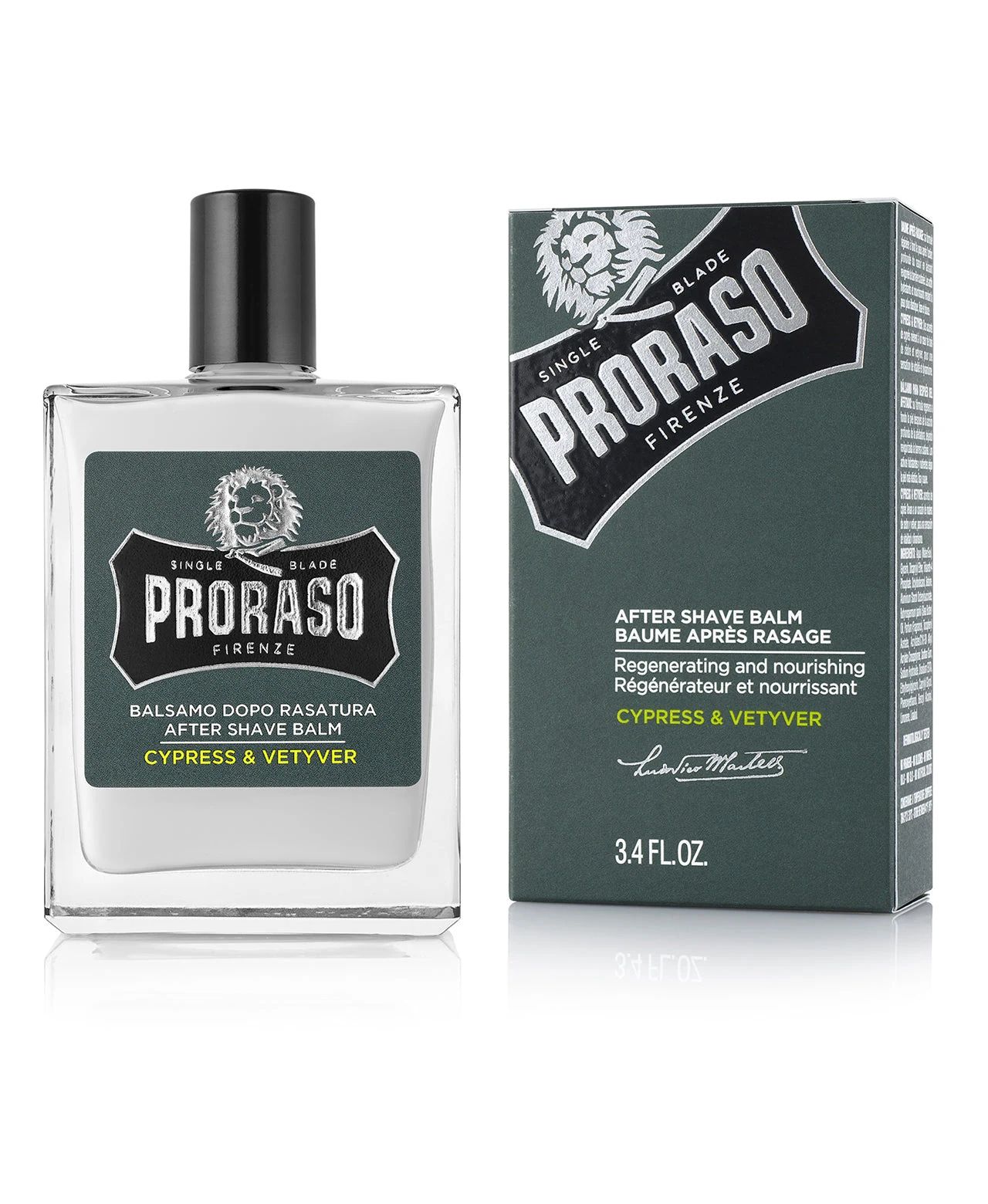 Proraso - Cypress & Vetyver - Cologne: Proraso - Cypress & Vetyver - Cologne packaging detail