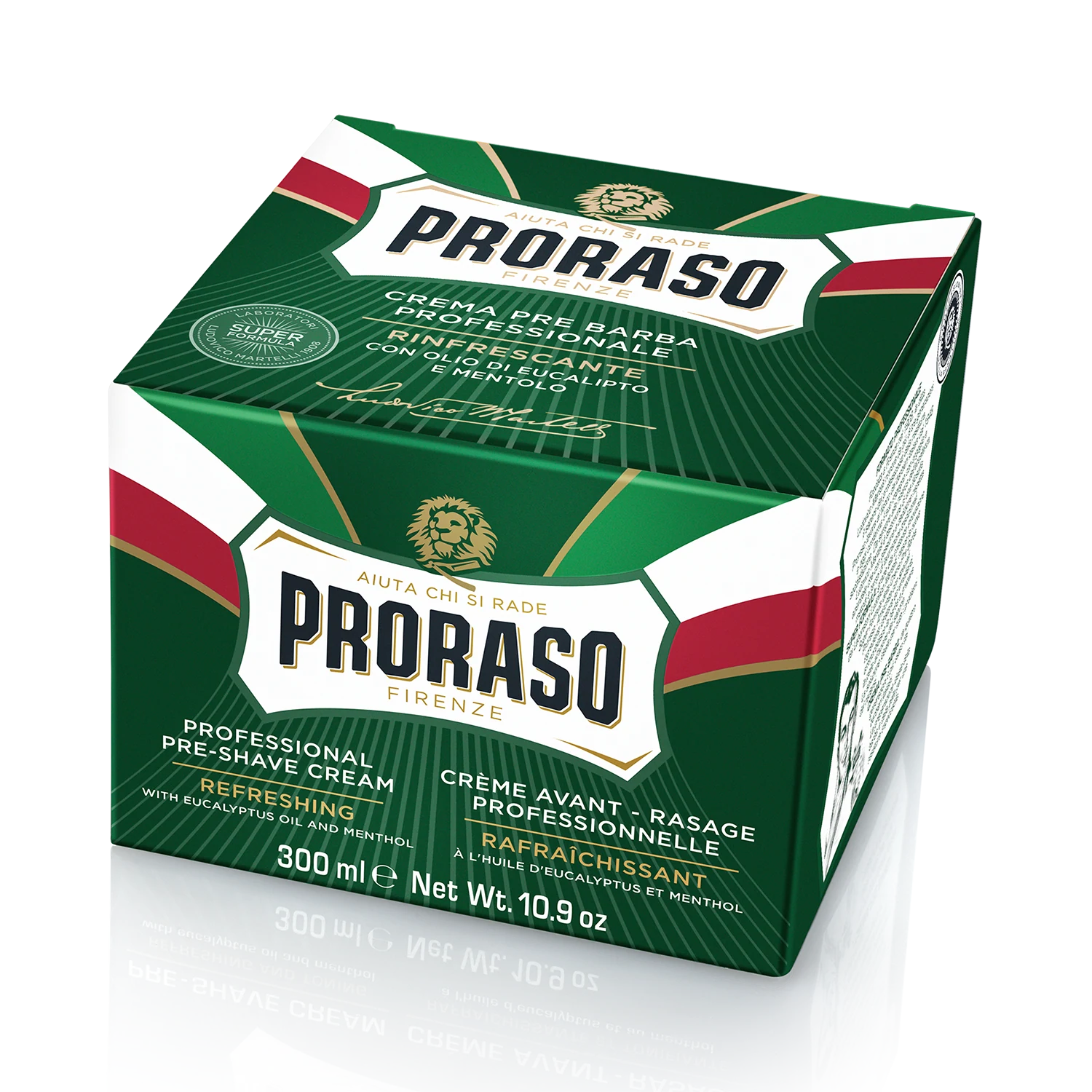 Proraso - Pre-Shave Cream - Refresh - 300ml: Proraso - Pre-Shave Cream - Refresh - 300ml packaging detail, view 3
