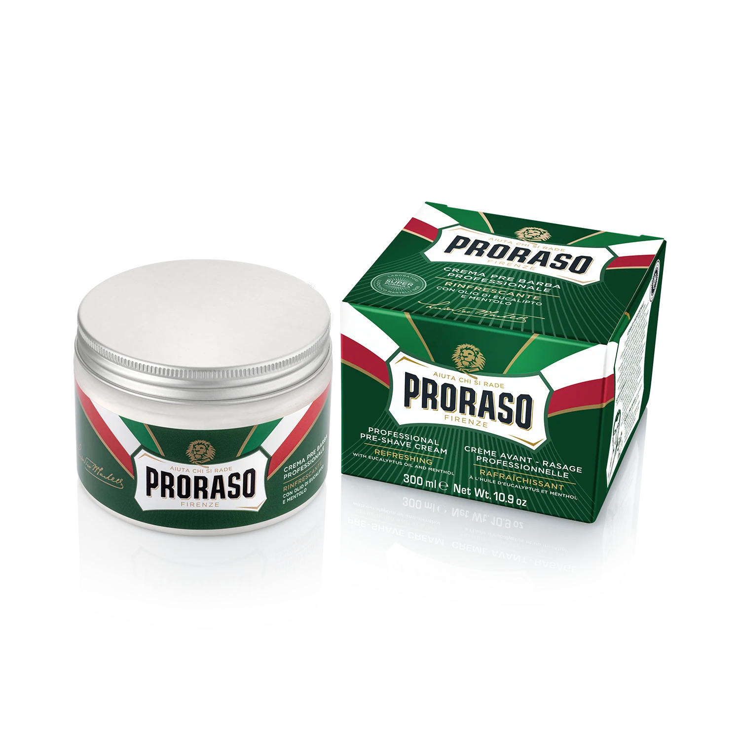 Proraso - Pre-Shave Cream - Refresh - 300ml: Proraso - Pre-Shave Cream - Refresh - 300ml packaging detail