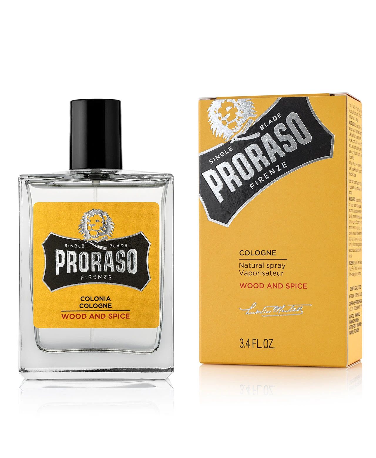 Proraso - Wood & Spice - Cologne: Proraso - Wood & Spice - Cologne packaging detail