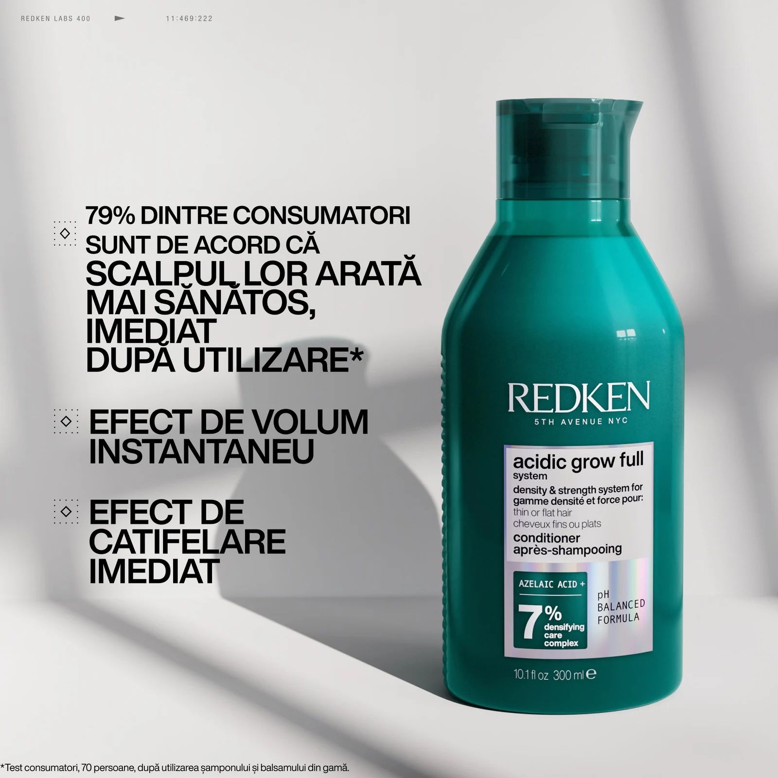 Redken - Acidic Grow Full System Conditioner - 300ml: Redken - Acidic Grow Full System Conditioner - 300ml packaging detail