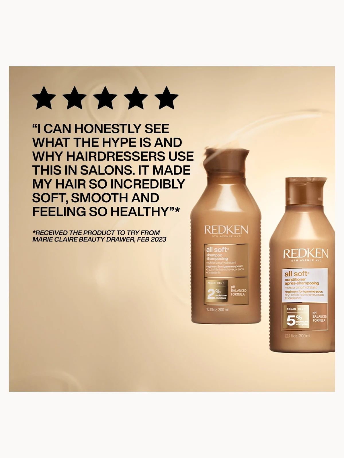 Redken - All Soft - Shampoo - 300ml verified product benefit and detail image 5
