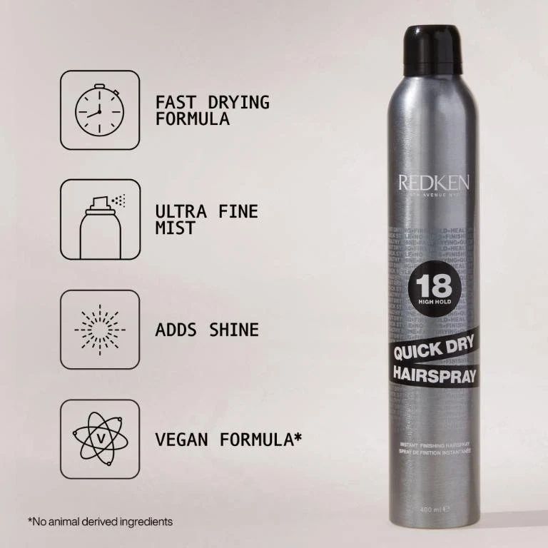 Redken - Hairspray - Quick Dry 18 official product detail and benefit view 2