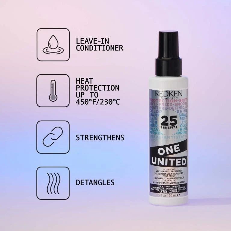 Redken - One United All-In-One Multi Benefit Treatment - 400ml official product detail and benefit view 1