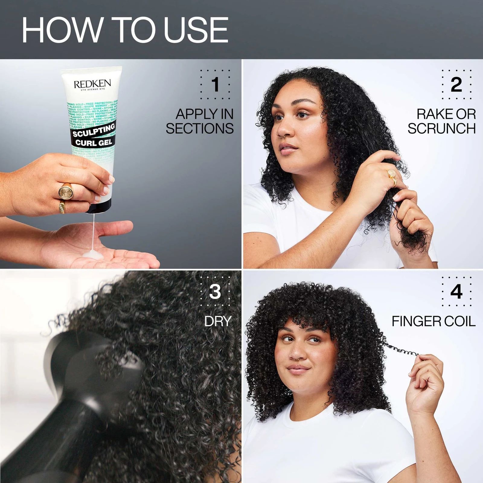 Redken - Sculpting Curl Gel - 250ml official product detail and benefit view 5