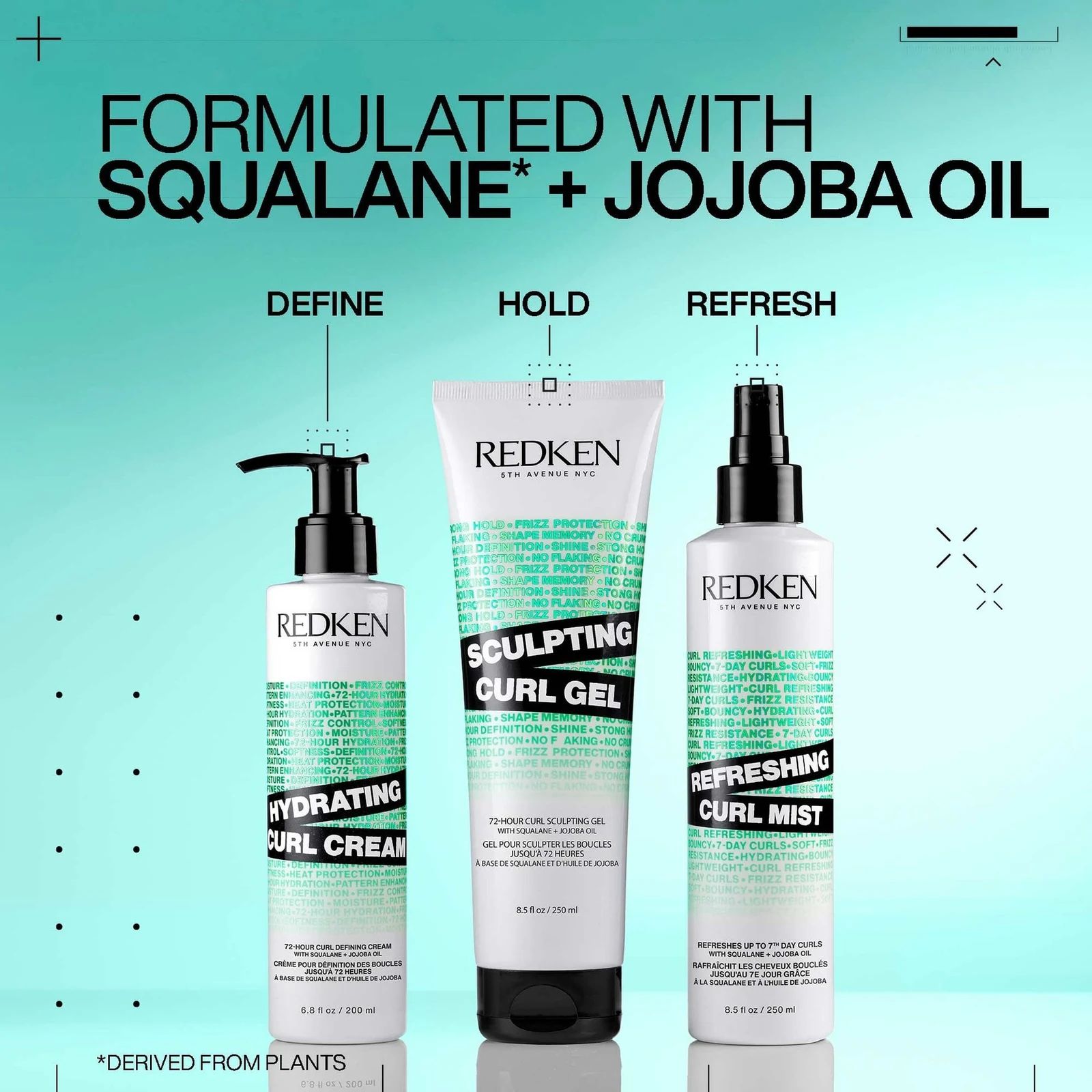 Redken - Sculpting Curl Gel - 250ml official product detail and benefit view 6
