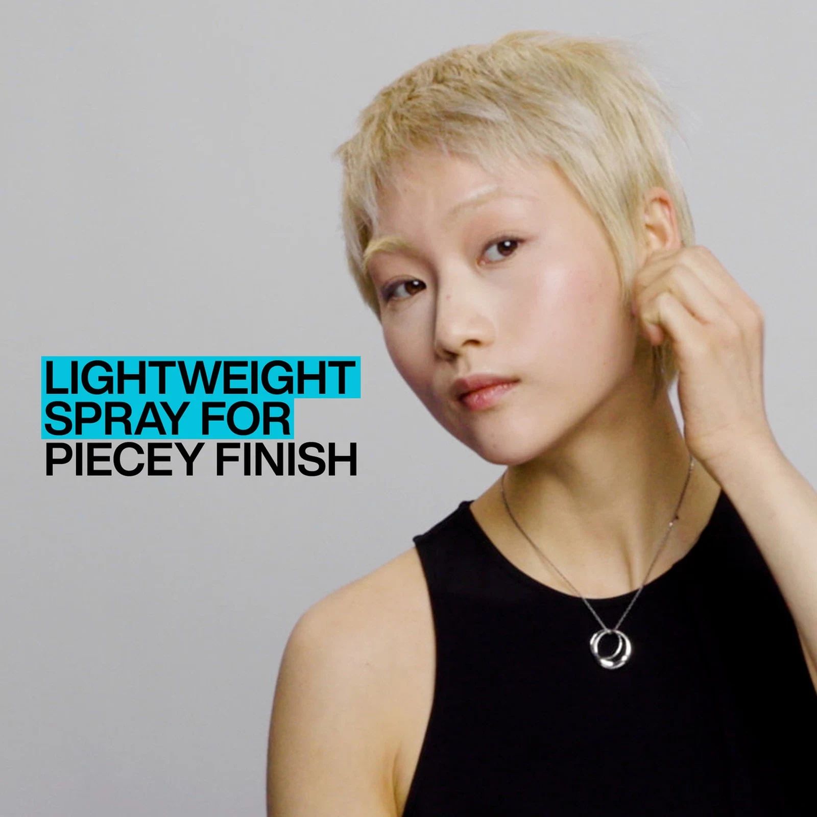 Piecey finished look created with a light application of Redken Spray Wax