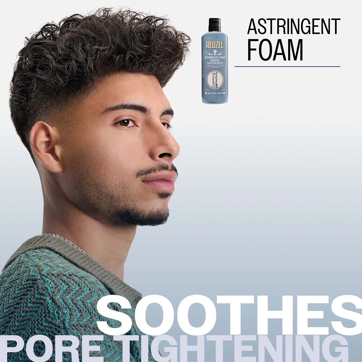 Astringent foam soothes pore tightening, view 2