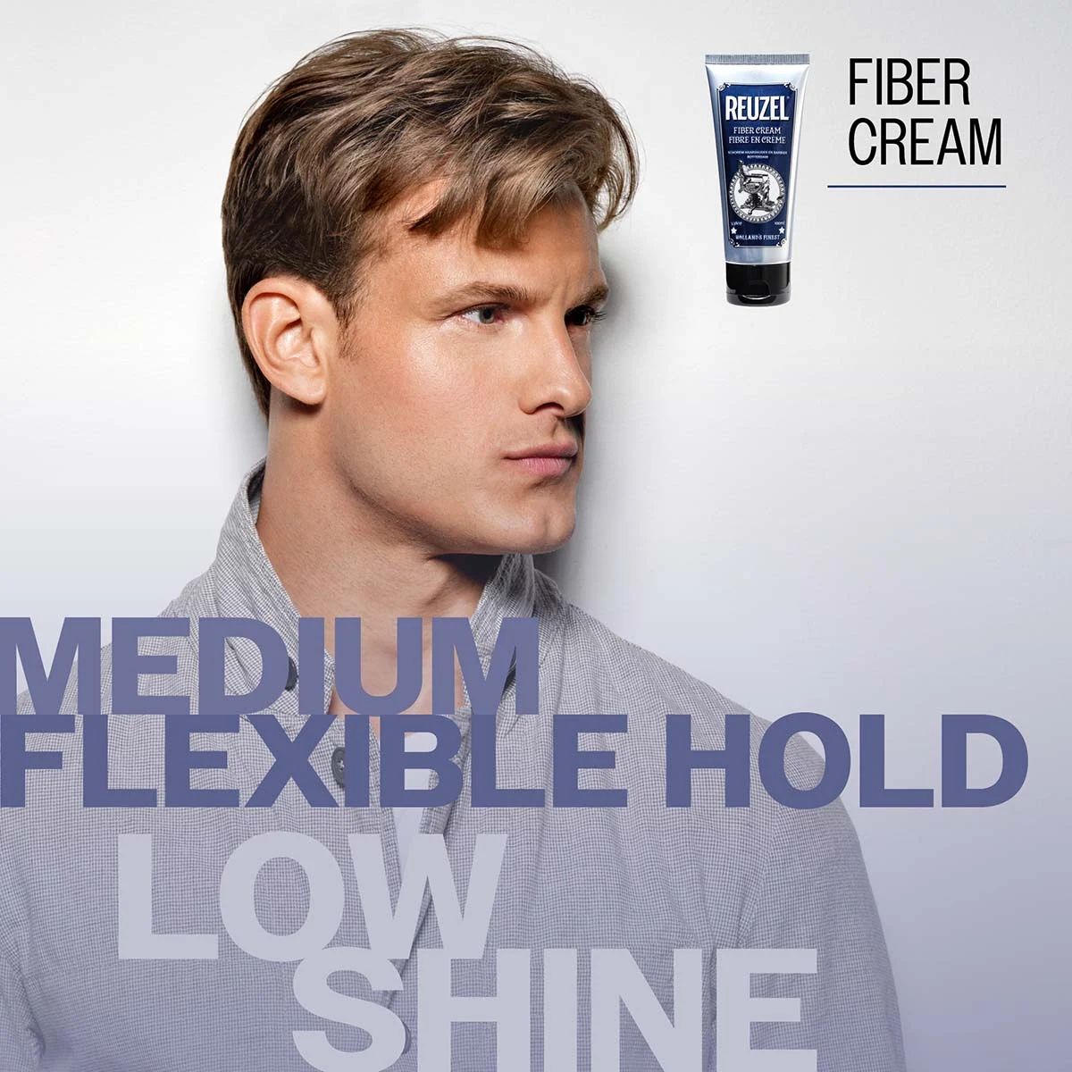 Reuzel fiber cream medium flexible hold low shine, view 2