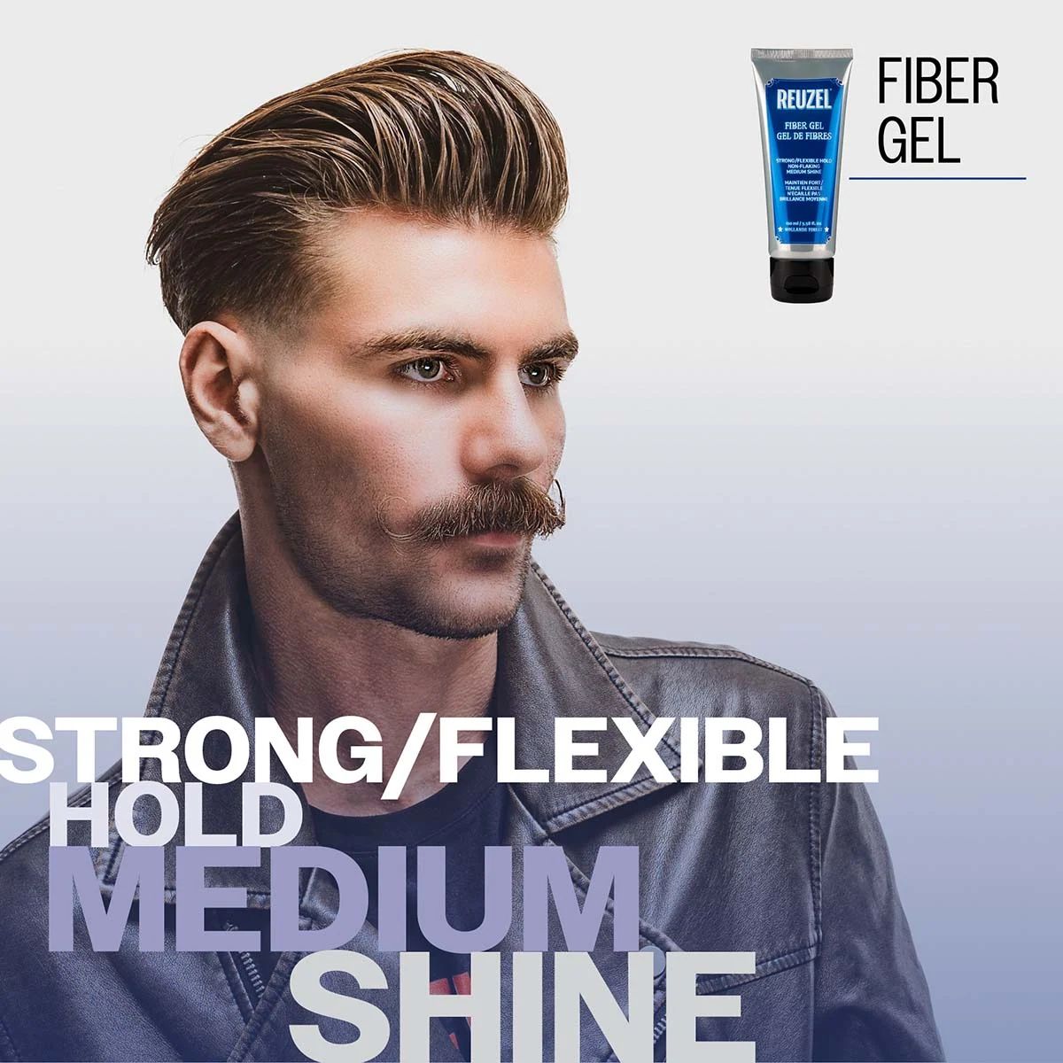 Reuzel Fiber Gel - 200ml: Reuzel Fiber gel strong/flexible hold medium shine, view 2