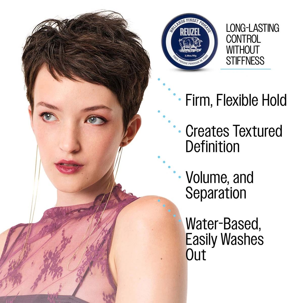 Reuzel Fiber Pomade - 95g product texture and consistency, view 4