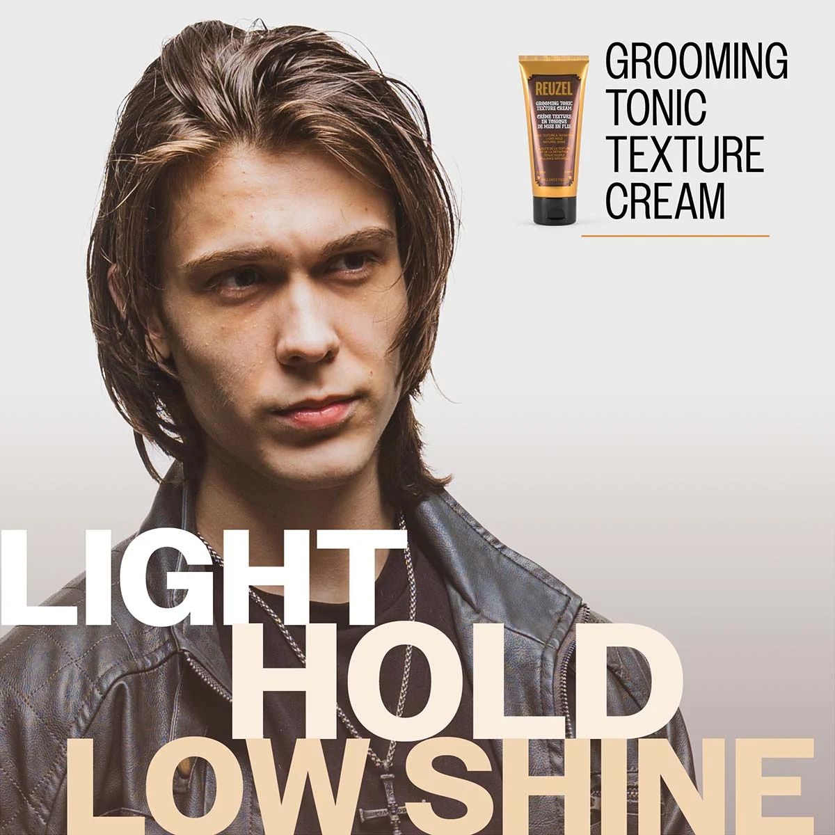 Reuzel grooming tonic texture cream light hold low shine, view 2