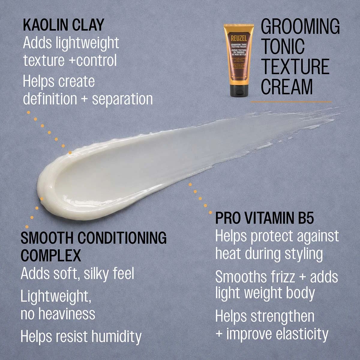 Reuzel - Grooming Tonic Texture Cream product texture and consistency, view 3