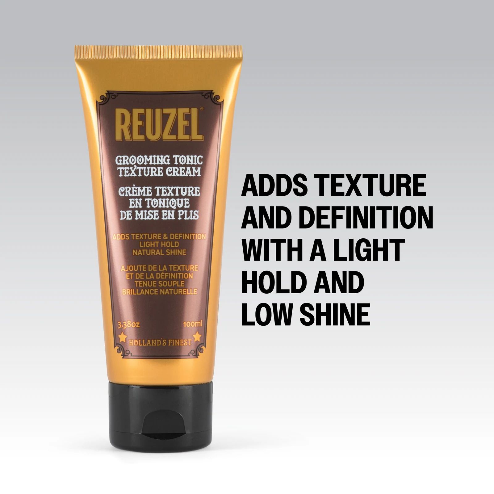 Grooming Tonic Texture Cream adds texture and definition with a light hold and low shine, view 7