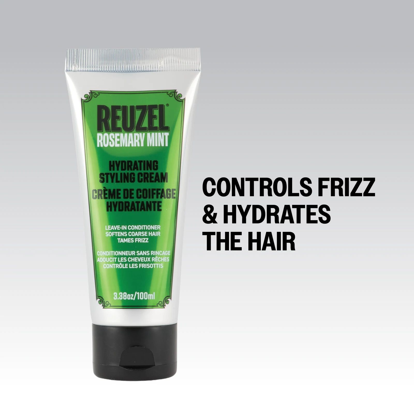Hydrating Styling Cream Rosemary Mint leave-in conditioner controls frizz & hydrates the hair, view 7