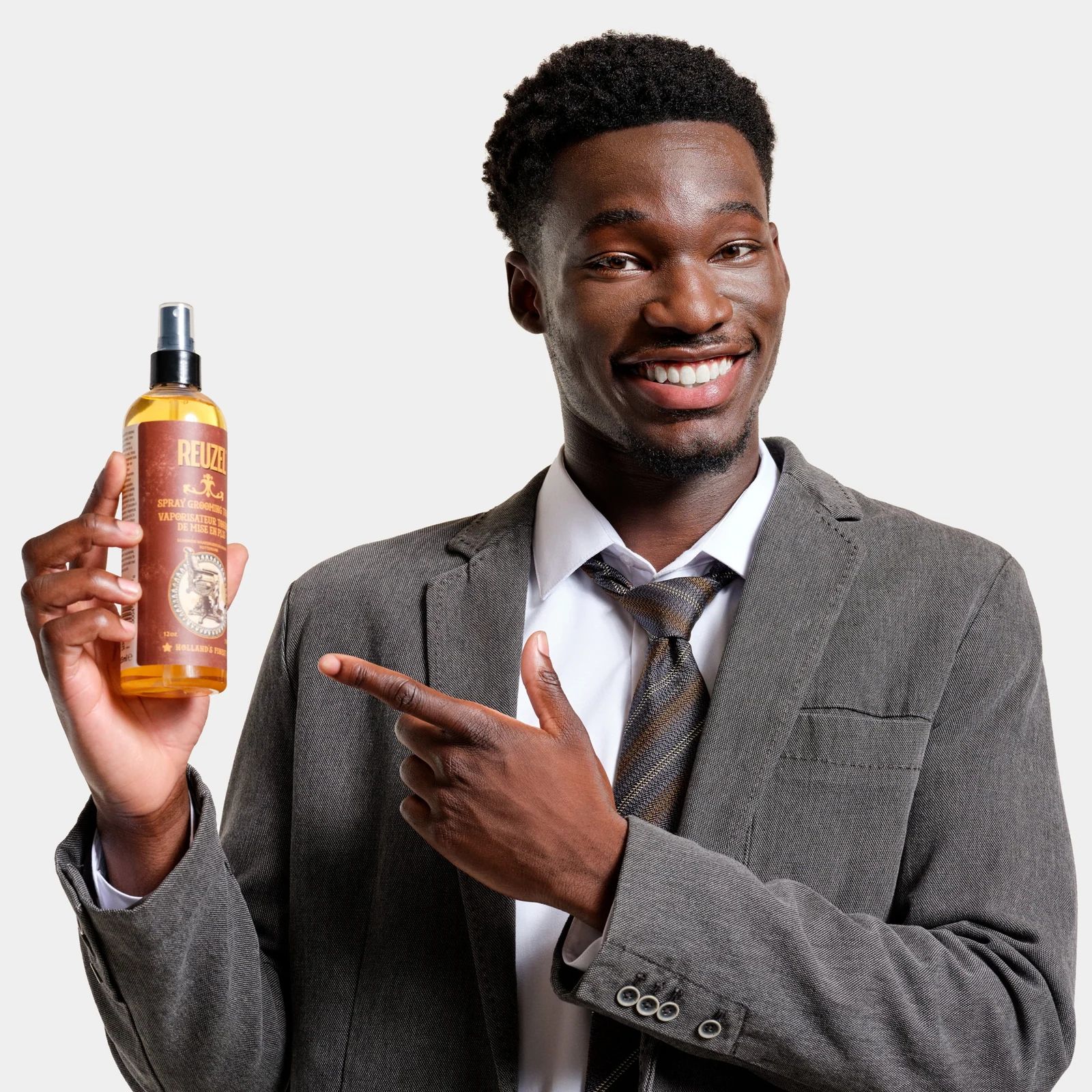 Reuzel Spray Grooming Tonic in a sleek bottle, designed for hair styling and grooming with a refreshing spray application., view 10