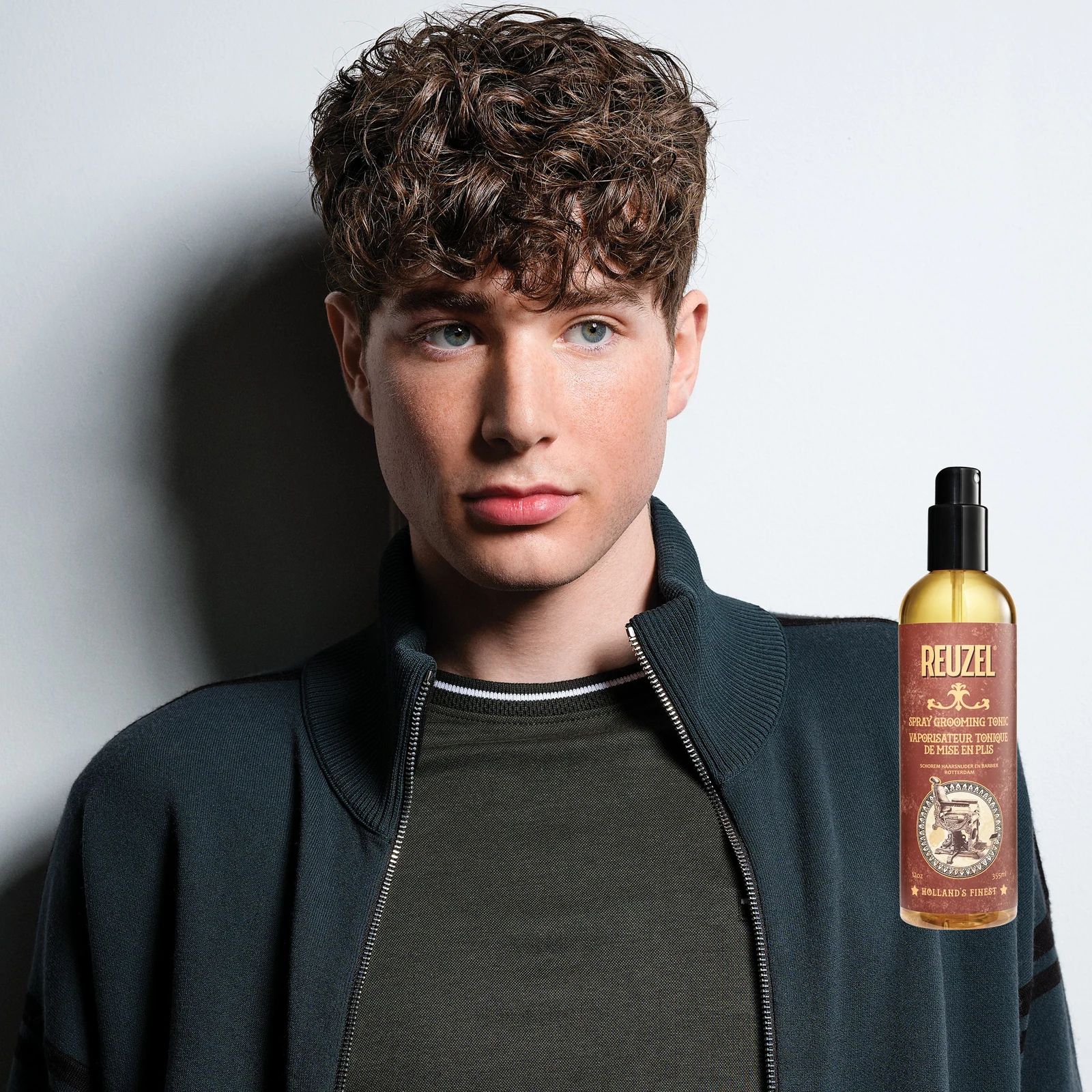 Reuzel Spray Grooming Tonic hair tonic bottle with spray nozzle, designed for styling and refreshing hair., view 7