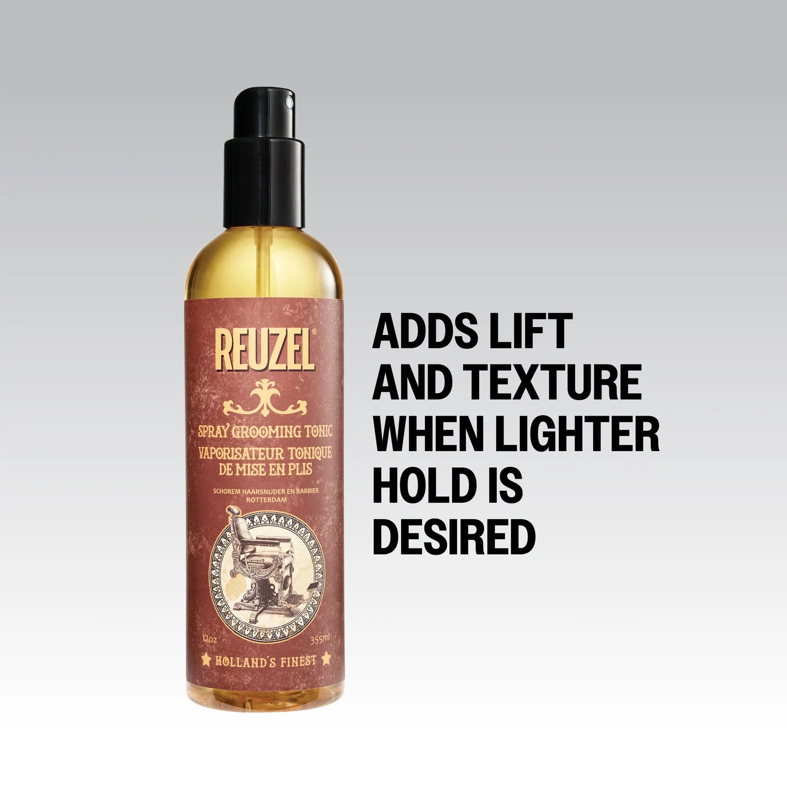 Spray Grooming Tonic adds lift and texture when lighter hold is desired, view 8